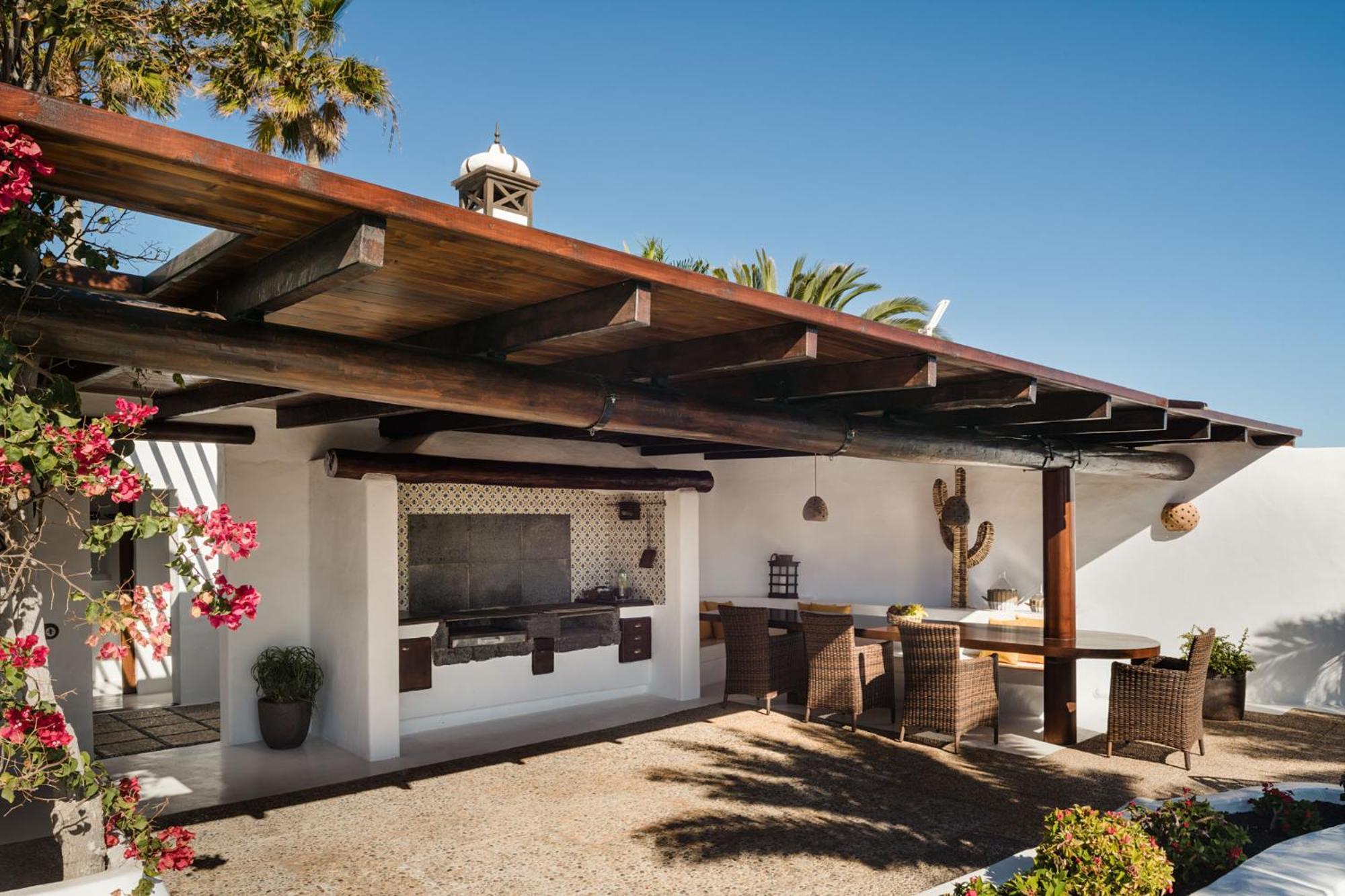 Las Pergolas Villa Rural Tías Værelse billede