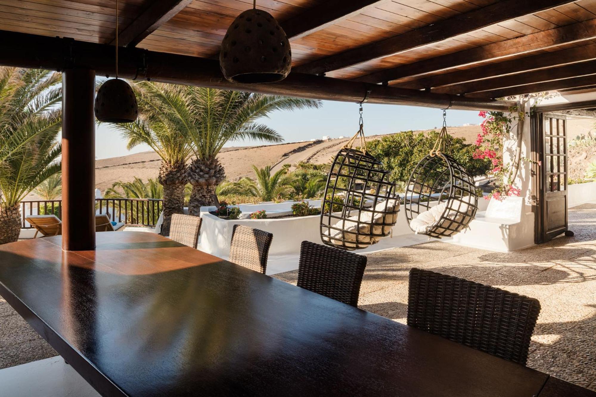 Las Pergolas Villa Rural Tías Værelse billede