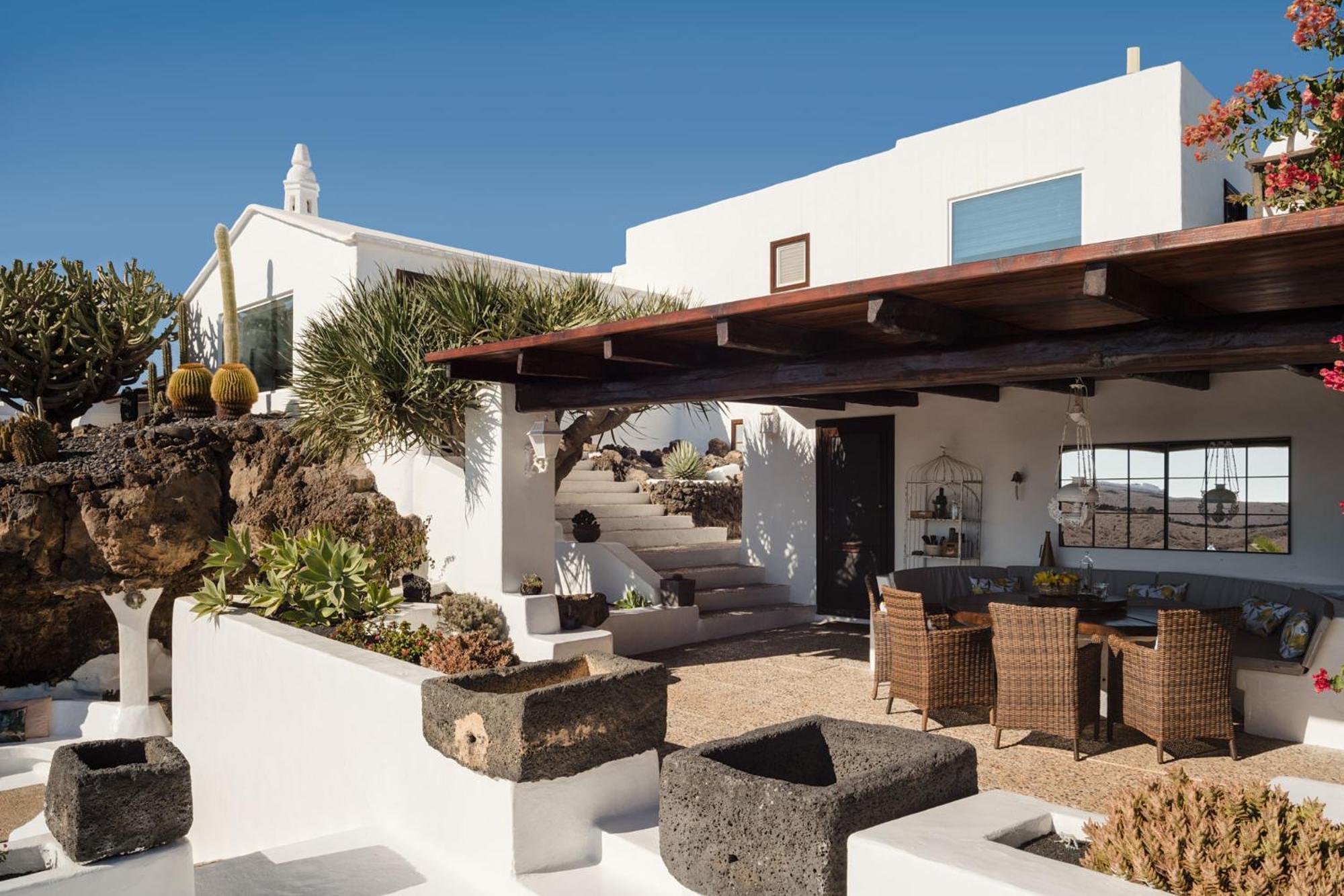 Las Pergolas Villa Rural Tías Værelse billede